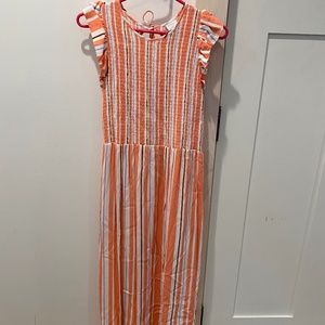 A New Day Striped Smocked Dress Sz. M